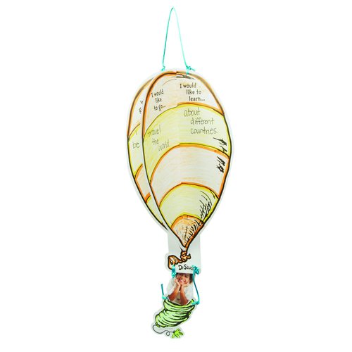 Fun Express Dr. Seuss Oh, The Places You’ll Go Hot Air Balloon Craft Kit - Makes 12