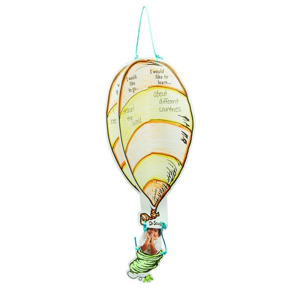 Fun Express Dr. Seuss Oh, The Places You’ll Go Hot Air Balloon Craft Kit - Makes 12