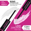 Lash Bond and Seal 10ML Bond and Seal Lash Glue for Individual Lashes Hold 48-72 Hours Cluster Lash Glue DIY Eyelash Extension Kit Self Application at Home