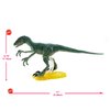 Jurassic World Toys Amber Collection Velociraptor Delta 6-in Collectible Dinosaur Action Figure with Movie-Authentic Detail, Movable Joints & Figure Display Stand; for Ages 8 Years & Up