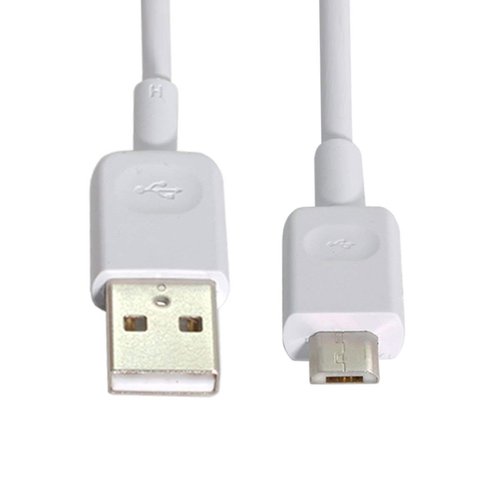 cablecc White Micro USB 5Pin to USB 2.0 Male Data Cable 100cm for Tablet & Cell Phone & Camera