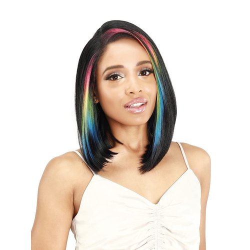 Zury Sis Prime Human Hair Blend HD Lace Front Wig 13X4 Free Part PM-FP LACE Kama (FFT HONEY BL)