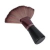 Neck Brush, Fan Shape Soft Hairdressing Hairdresser Neck Brush Hair Clippings Remove Brush Hair Cutting Broken Hair Sweep Brush Neck Sweep Tool Barber Brush Neck Cleansing Salon Accessory(hair brush)