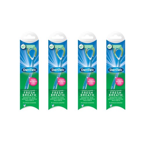 DenTek Fresh Breath Tongue Cleaner (Pack of 4)