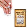 Rite Lite Rosh Hashanah Nail Decals High Holidays Manicure Nail Decor Jewish New Year Holiday Party Favors Gifts Shana Tova Judaica Presents for Her Hostess Decor Accessories Set of 44 Nail Decals