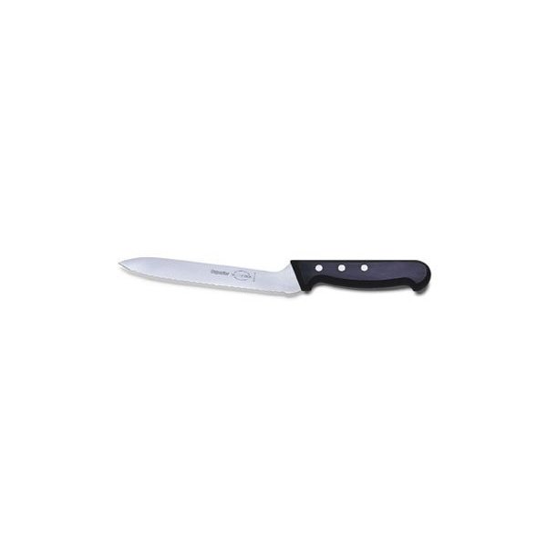 F. Dick 7'' off Set Bread/Utility Knife. Serrated Edge.