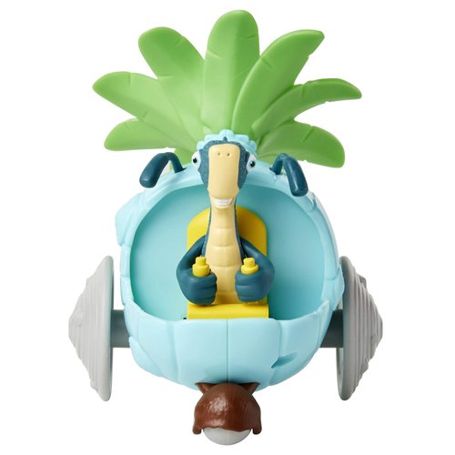 Gigantosaurus Bill's Bubble Toy Vehicle Bounces Up & Down, 6.5" Long, 4" Tall - Easy for Little Hands to Push Along - Dino Car Toys for Toddler Kids Boys & Girls