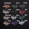 Kercisbeauty Blue Side Hair Clip for Women and Girls Wedding Bridal Hair Piece Something Blue Wedding Hair Jewelry (Blue)