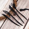 Miayon 10 Pieces Wooden Hair Sticks Chinese Chignon Japanese Hair Chopsticks Wooden Hair Pins for Long Hair Hair Sticks for Buns for Women Girls Handmade Hair Accessories