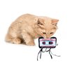 CROCHET KITTY Meowsical Catnip Cassette Tape Cat Toy – Interactive Catnip-Filled Plush for Indoor Cats – Nostalgic Play & Chew Toy – Made in USA