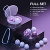 Ear Plugs for Concerts, 2 Pack High Fidelity Ear Plugs, Reusable Silicone Earplugs for Concert, Rave, Work, Musicians, 5 Pair Ear Tips in S/M/L, 18-25 dB Concert Ear Plugs for Noise Cancelling(Purple)