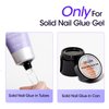 Gellen Nail Glue Remover, 60ML Nail Glue Remover for Press On Nails, Easy Remove Solid Nail Glue Gel On Fake Nail Tips, Not for Gel-base Glue or Gel Nail Polish