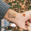 180PCS Thanksgiving Tattoos Party Favors - Turkey Day Happy Fall Give Thanks Supplies Decorations