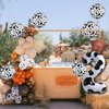 Cow Print Birthday Party Balloons,40 Inch Big Cow Print Mylar Foil Number 2 Balloon for Kids 2nd Birthday Party Supplies,Cow Themed Western Cow Print Balloons Party Decoration