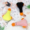 Andiker Cat Catnip Toys, 3Pcs Cat Interactive Toys for Indoor Cats, Soft Plush Cat Chew Toys with Crinkle Paper for Relieve Stress, Reduce Boredom, Teething (Duck)