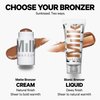 Milk Makeup Matte Bronzer, Dazed (Light Bronze) - 0.19 oz - Cream Bronzer Stick - Buildable, Blendable Color - Matte Finish - 1,000+ Swipes Per Stick - Vegan, Cruelty Free