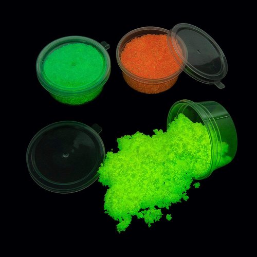Glow-in-the-Dark Fluffy Growing Sand Foam - Set of 12 - Toys and Party Favors