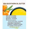 Botanical Beauty SEA BUCKTHORN OIL BUTTER Pure Natural Virgin Unrefined RAW 4 Fl. Oz.- 120 ml for FACE SKIN BODY HAIR NAILS, vitamin C