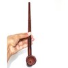 Handcrafted Churchwarden PearWood Hobbit Pipe Gandalf Wizard Pipe Long Stem Wooden Tobacco Pipe 10" inches Long - Pipe Stand not Included