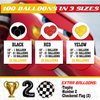 ALL-IN-1 Cars Balloon Garland Kit & Arch with BONUS Trophy & Number 2 - Race Car Balloons for Lightning McQueen Race Car Birthday Party Supplies & Boy Cars Theme Birthday Party Decorations