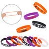 DIYASY Halloween Silicone Wristbands,40 Pcs Rubber Bracelets Halloween Party Favor Trick or Treat Gifts and Goodie Bag Fillers