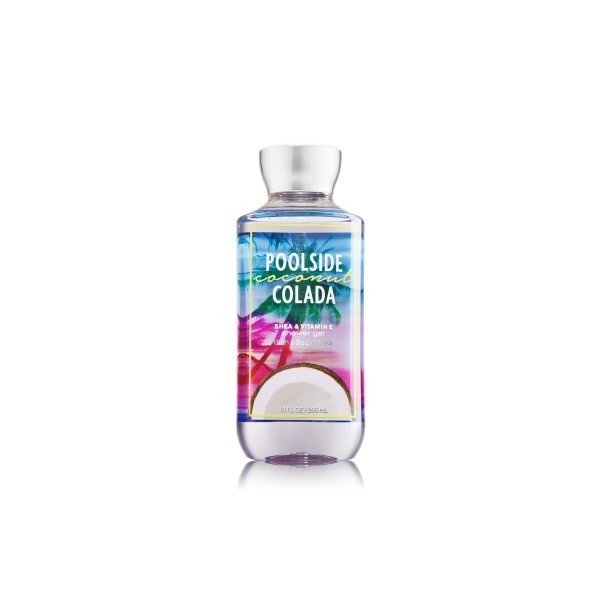 Bath and Body Works Poolside Coconut Colada Shower Gel Wash 10 Ounce
