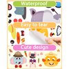 24 Pcs Make Your Own Animal Sticker Sheets for Kids, 2 Sheets 12 Animals Stickers with Safaris, Sea Animals Face Stickers for Kids Toddlers Crafts Activities Gift Bags Birthday Party Favors Supplies