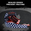 Harbinger Padded Cotton Lifting Straps with NeoTek Cushioned Wrist (Pair), Flag