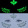 Coridy Face Gems Adhesive Glitter Jewel Tattoo Sticker Halloween Gems Rave Party Body Makeup for women (B-drop)