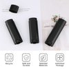 20Pcs 5g Oval Lip Balm Containers Empty Refillable Plastic DIY Lipstick Lip Gloss Tubes Holder Chapstick Tube Crayon Pipe Bottle Case (black)