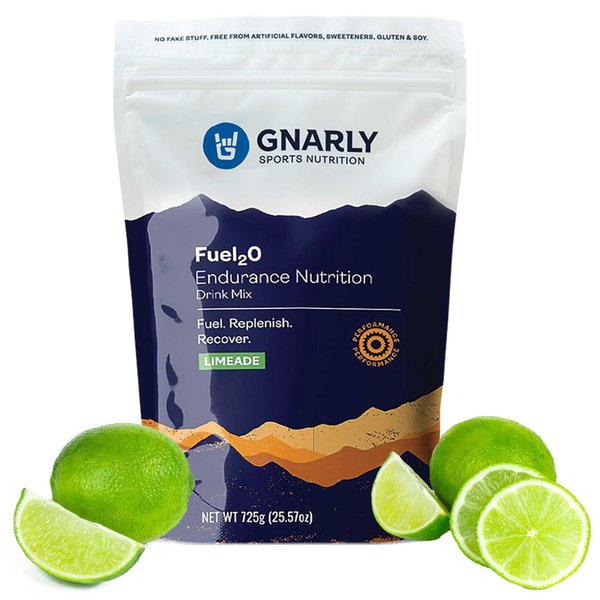 Gnarly Nutrition Fuel20 Electrolyte Powder - Fuel 2O Endurance Nutrition, NSF Sport Certified, Electrolyte Solution, Fuel, Replenishment, and Recovery - Limeade, 25.57Oz