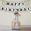 Happy Dude Happy Birthday Banner for Boy Girl Kids One Happy Dude 1st Birthday Decorations,Hippie Groovy Birthday Party Decorations Decor Supplies