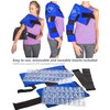 PRO ICE Shoulder Elbow Ice Therapy Wrap - Excellent for Treating Rotator Cuff injuries, Elbow Joint and Muscle Inflammation - Ice packs Included