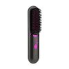 QUMOX Cordless Hair Straightener Brush, Portable Straightening Brush for Travel, Mini Hot Ionic Straightener Comb for Women, Ceramic Coating, Lightweight for Touch-ups (Charger Not Included)
