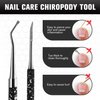 FERYES Ingrown Toenail Tools,Toenail Lifter and Toenail File Set for Ingrown Toenails Treatment - Surgical Grade Stainless Steel Under Nail Cleaner Pedicure Tools - W/Tin Storage Box