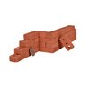 Acacia Grove Mini Red Bricks with Pallet, 1/6 Scale (32 Pack)