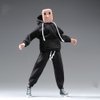 1/12 Scale Male Clothes,Men's Hoodie Pants Trousers Clothing for 6inch Male Action Figure Body Doll (Black Color)