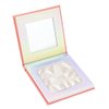 SZDYM Highlighter Makeup Palette,holographic packaging with Mirror Cosmetics Vegan, Cruelty Free and Hypoallergenic 6 color Pigmented Face (Highlighters-01)