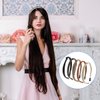 YuCool 5 Pcs Leather Headbands for Woman, Cute Knotted Fashion Headbands for Women Knotted Headband Non Slip Knot Thin Headbands Hair Styling Accessories Women Girls