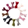 Velvet Bow Hair Clip Knotted Soft Hair, Jfny100, Size one size fits more