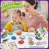 Toidgy Rock Painting Kit for Kids - Glow in The Dark, Arts and Crafts Gift for Boys Girls Ages 4-12, Craft Kits Art Supplies for Kids Activities, Creative Art Toys Age 4, 5, 6, 7, 8, 9, 10, 11, 12