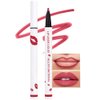 Kaely Rose Pink Matte Lip Tint Stain Marker Pen,2in1 Liquid Lipstick & Lip Liner Pencil,Long Lasting Waterproof 24 Hour Lip gloss for Women,tinta para labios labiales mate 24 horas originales,04