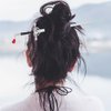 2pcs Sword Hair Sticks, Mabor Chinese Sword Hair Chopsticks Pins Stick for Buns, Chinese Hair Chopstick With Gems Sword for Women Girls Hair Accessories(Silver)
