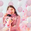 IN-JOOYAA 6 Inch Latex Link Balloons 100 Pcs Quick Link Balloon for Party Decoration(White and Macaron Pink)