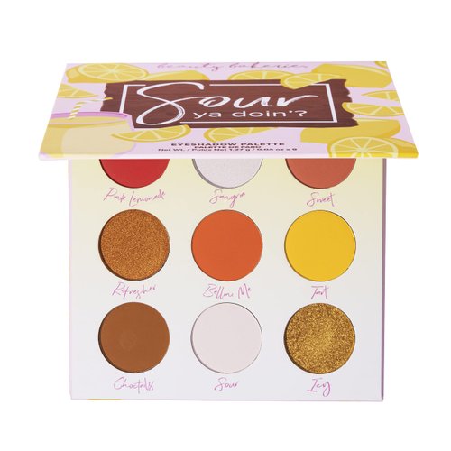 Beauty Bakerie Sour Ya Doin Eyeshadow Palette, Rich and Bold Shades of Matte and Shimmer Eye Makeup, 9 Colors