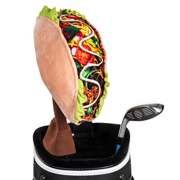Daphne’s Taco Driver Headcover | Premium Driver Headcovers | Funny Golf Club Covers | Stylish Protection for Your Clubs | Men's Golf Gear | Driver Headcover for Men and Women