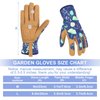 WOHEER Leather Gardening Working Gloves for Women, Abrasion Garden Gloves Scratch Resistant Breathable for Weeding, Digging, Planting, Raking & Mowing (Medium)