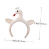 ABOOFAN 1pc Swan Headband Prom Headpiece Spa Headbands Makeup Hair Band Cosplay Hair Band Animal Themed Party Hats Swan Shape Headband Funny Headband Hair Accessories Lovely Headdress Yoga