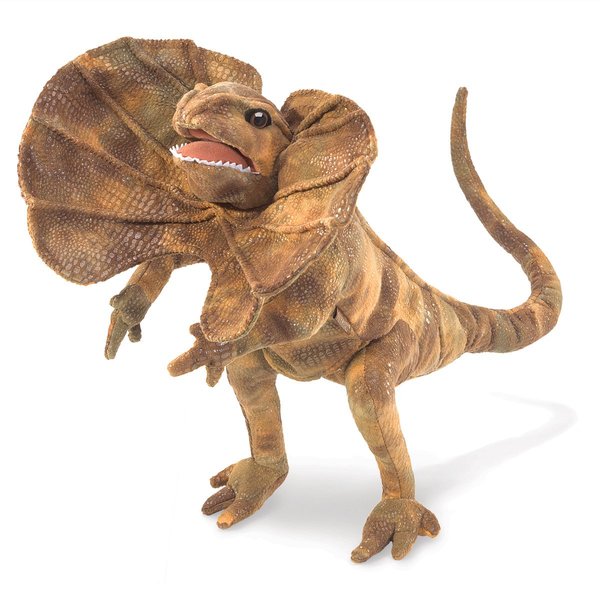 Folkmanis Frilled Lizard Hand Puppet, Multi-Colored