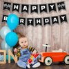 Race Car Happy Birthday Banner, Themed Party Supplies Decorations Checkered Flags Black and White Racing Banner Racing Checkered Flag Party Race Car Birthday Party Decorations